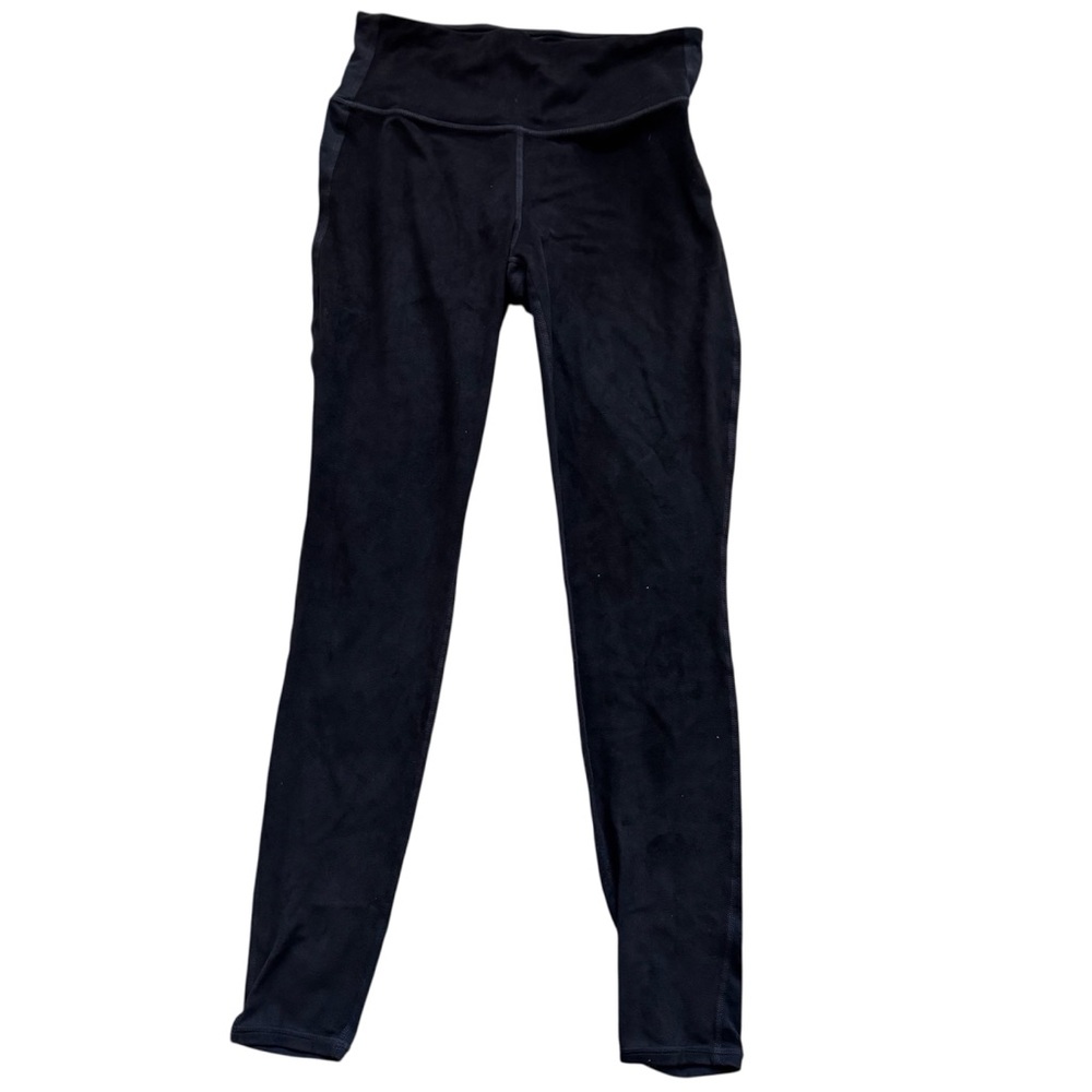 Athleta Sueded Strut Black Size Small Style #870861 Leggings High Rise ankle